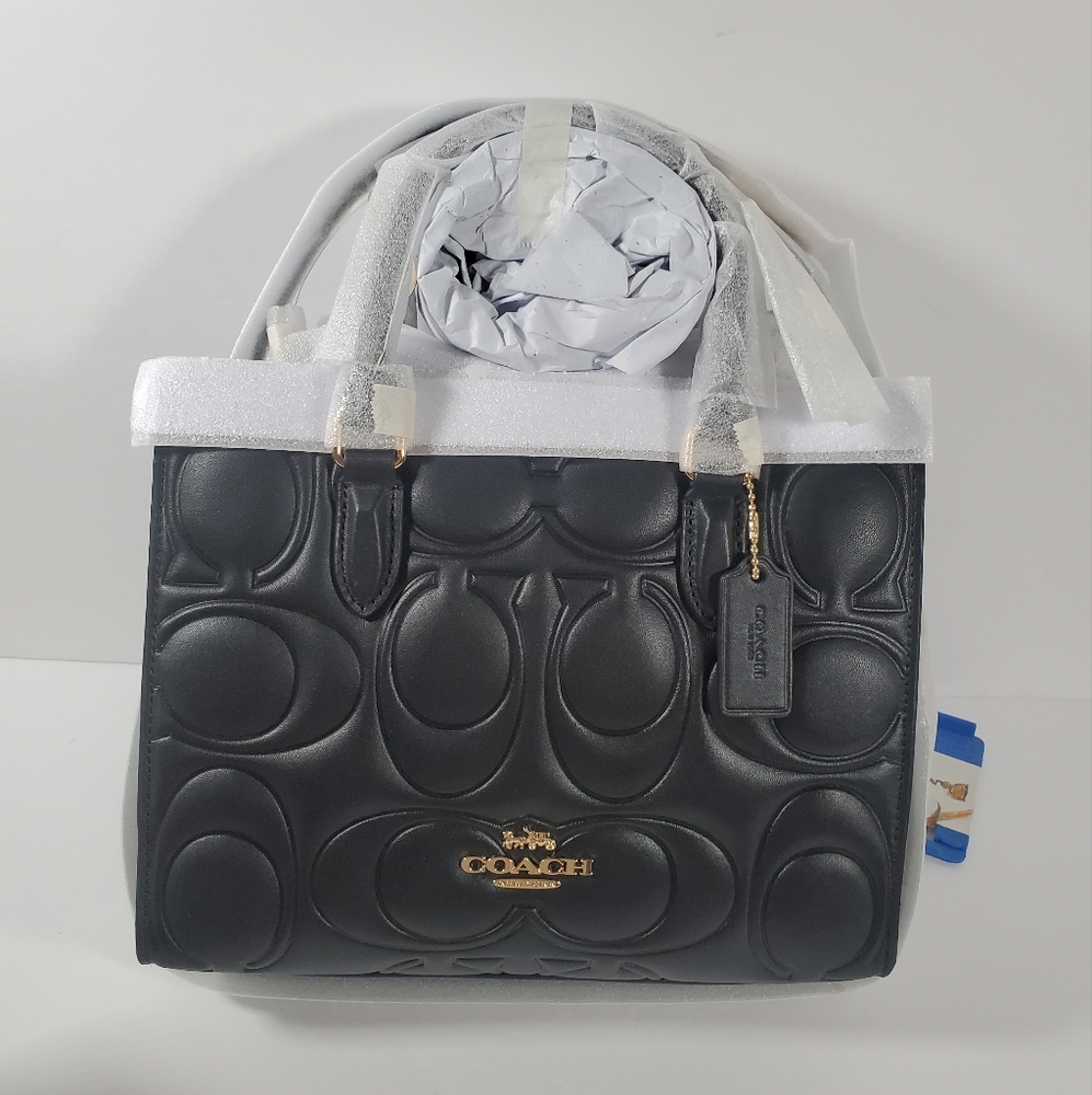 NWT Coach Maggie Small Tote Bag In Signature Leather - Picture 2 of 11